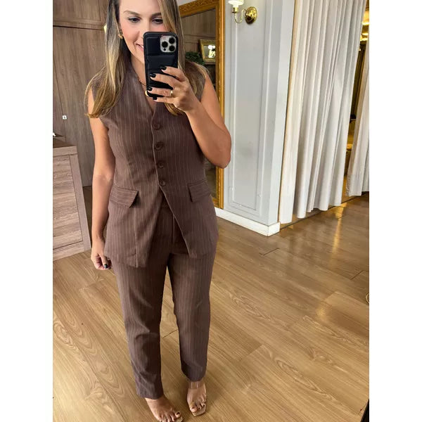 CALÇA ALFAIATARIA LISTRAS