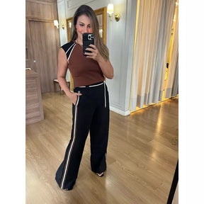 CALÇA ESPORTE LISTRADA