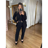 BLAZER ALFAIATARIA - PRETO