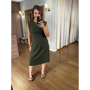 VESTIDO MALHA DE ALGODÃO MUSCLE